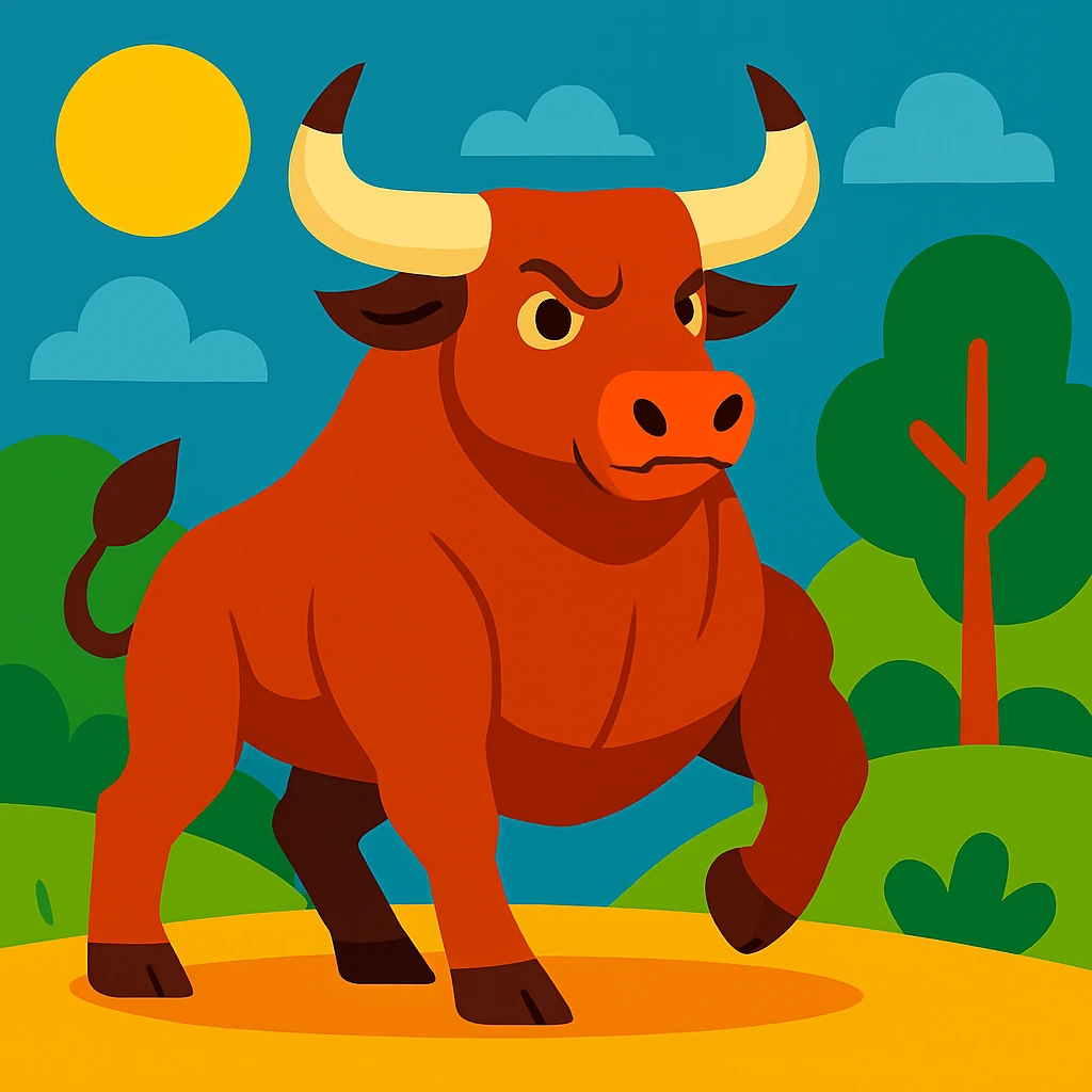 Big bull emoji