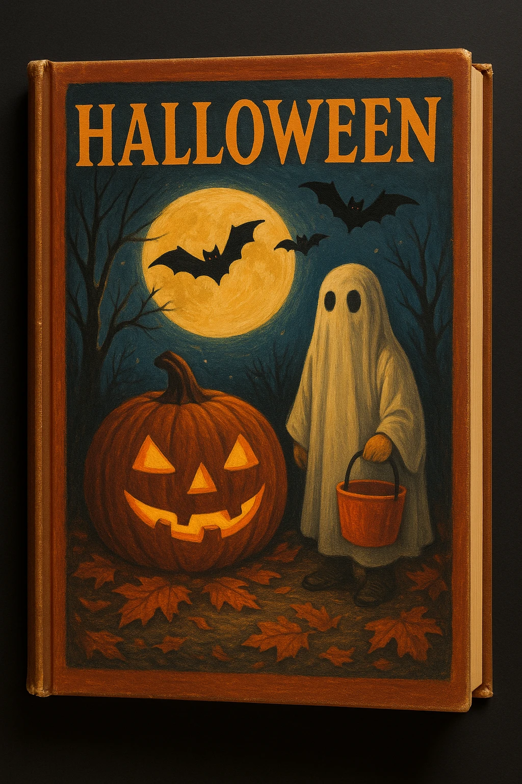 Halloween book emoji