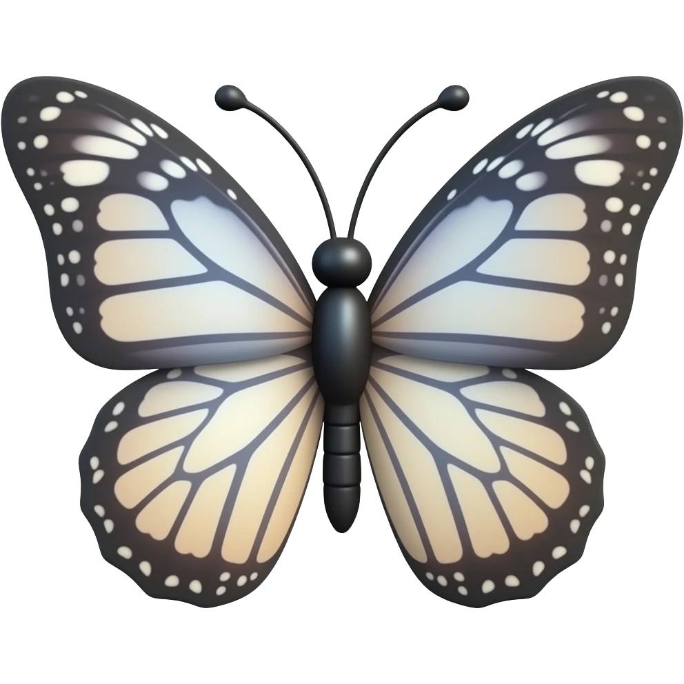 butterfly 3d icon emoji