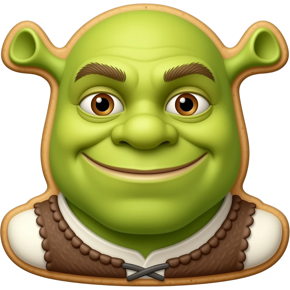 Biscoito Sherek emoji