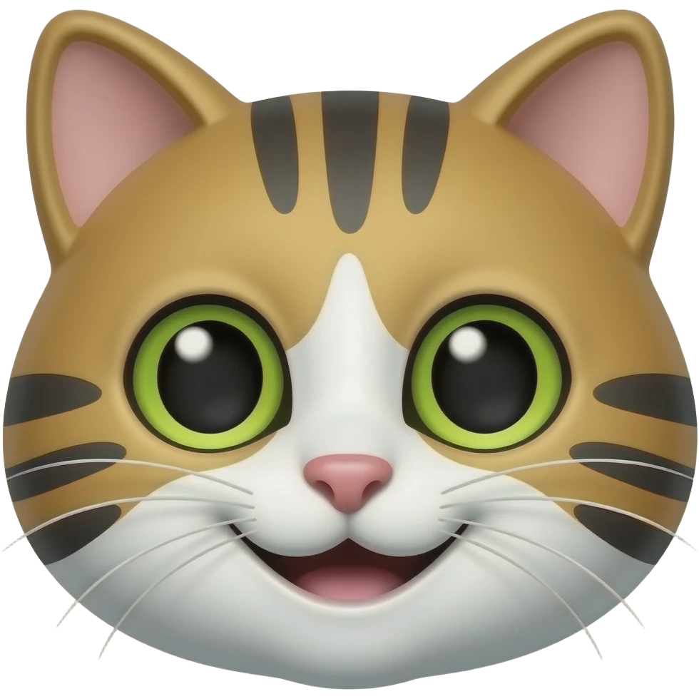 A smiling cat face emoji