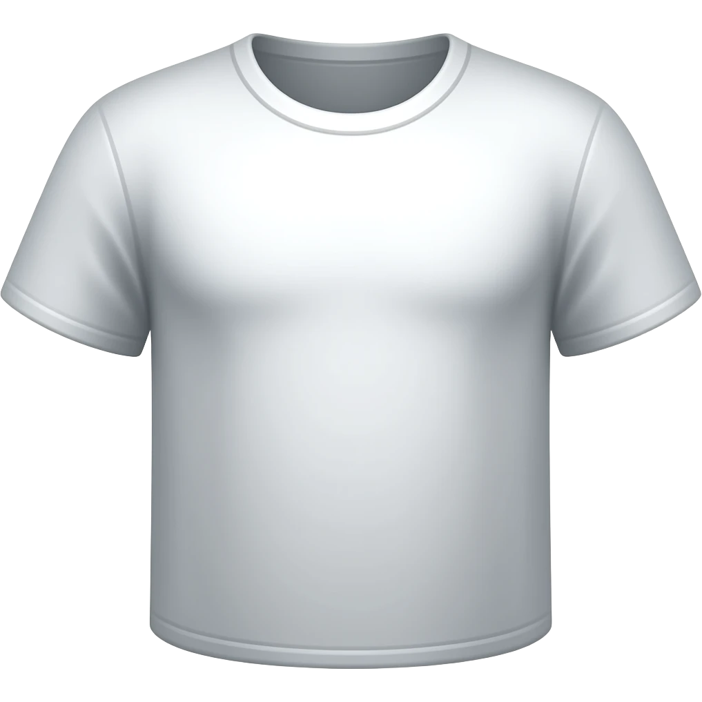 t-shirt emoji, cartoon style, dark colours cartoon cartoon style emoji