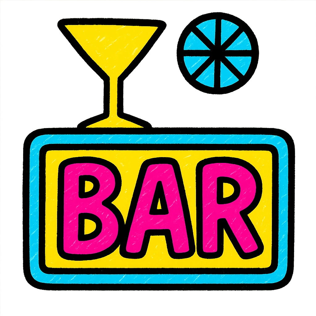 un bar emoji