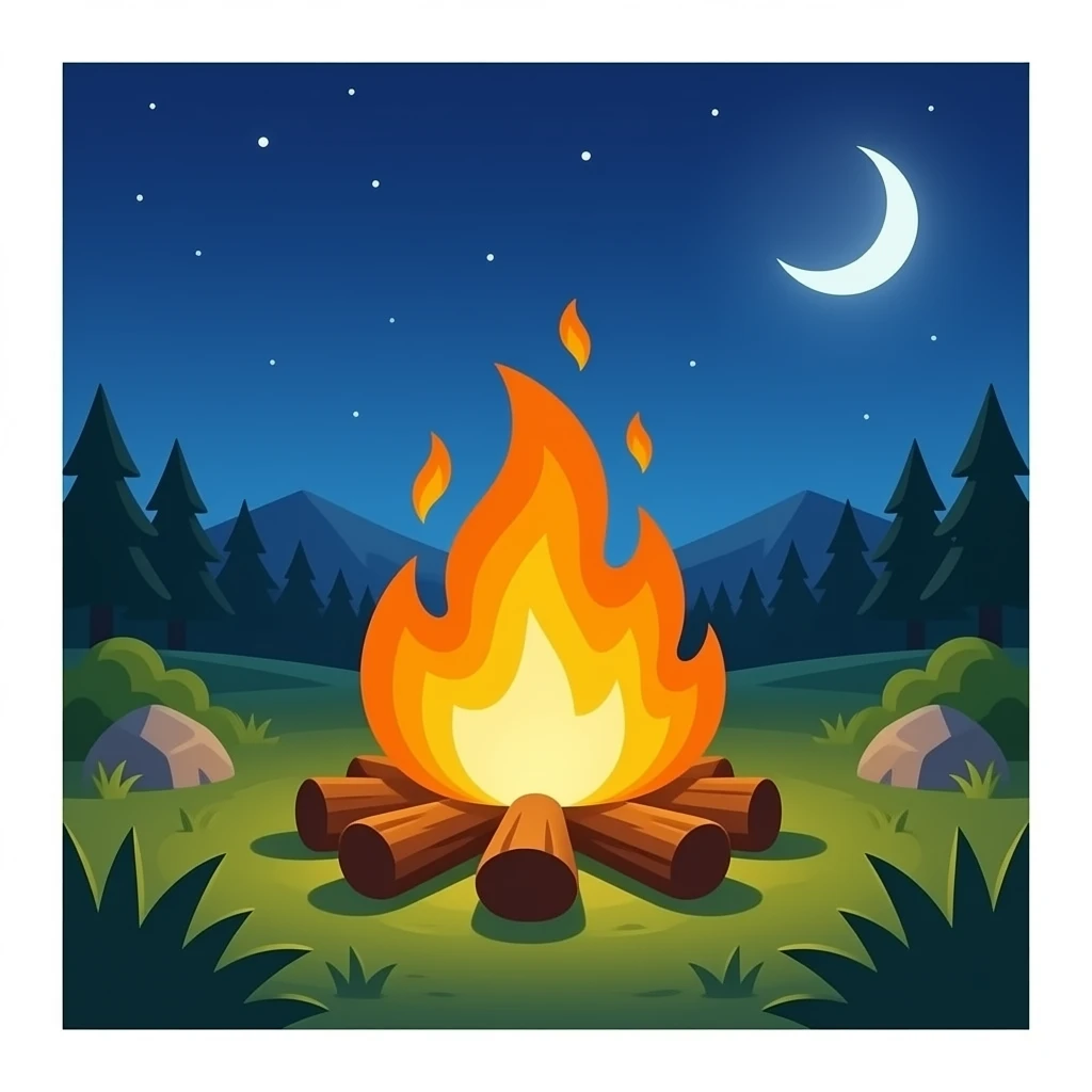 Campfire emoji