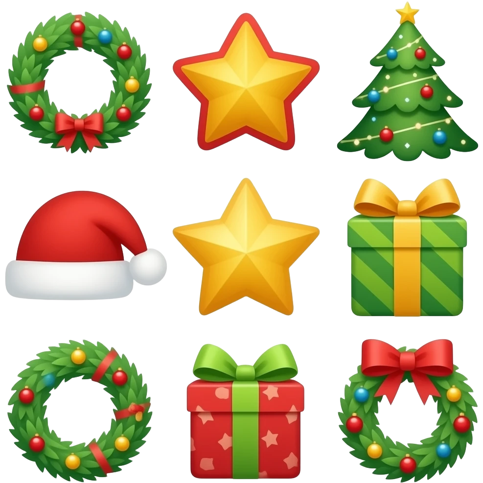 emojis de feriado emoji