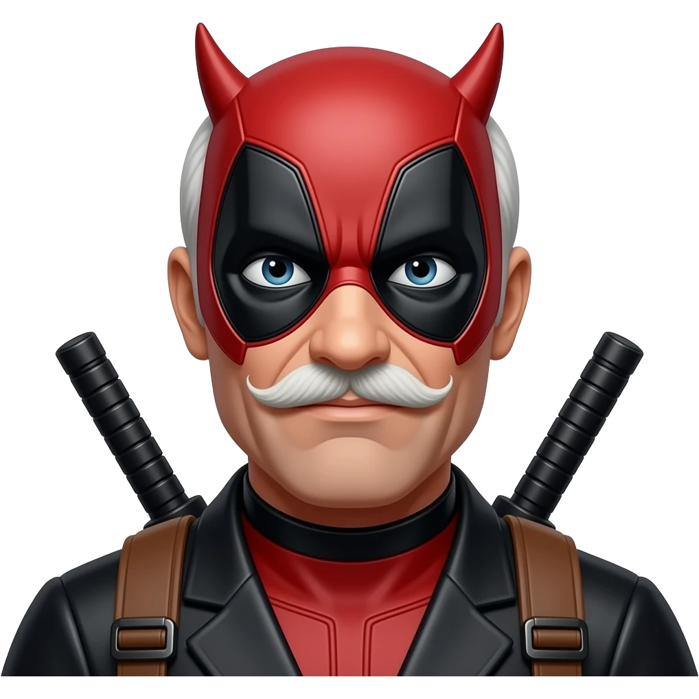 superhero Old Man daredevil emoji