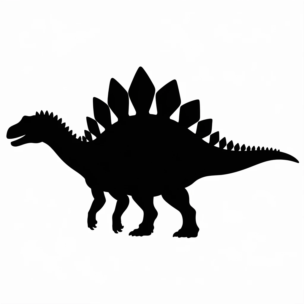 Ceratosaurus icon black silhouette emoji