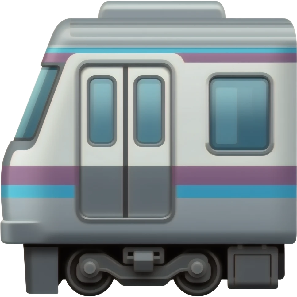 Japanese train side emoji