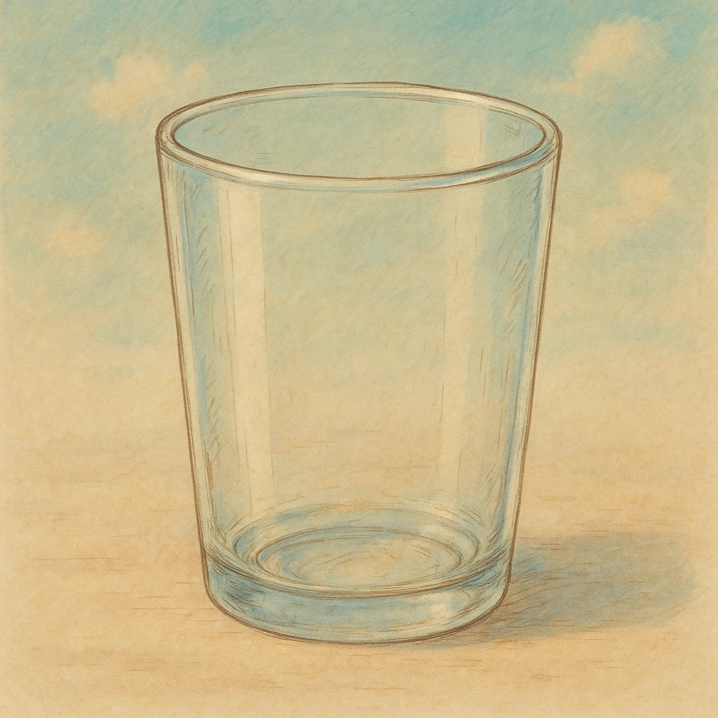 glass without nothing emoji