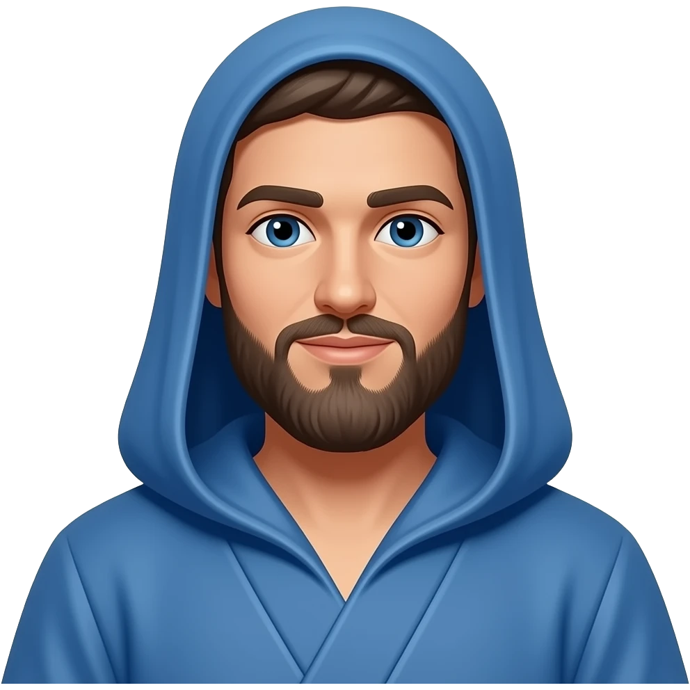 Change the robe to blue emoji