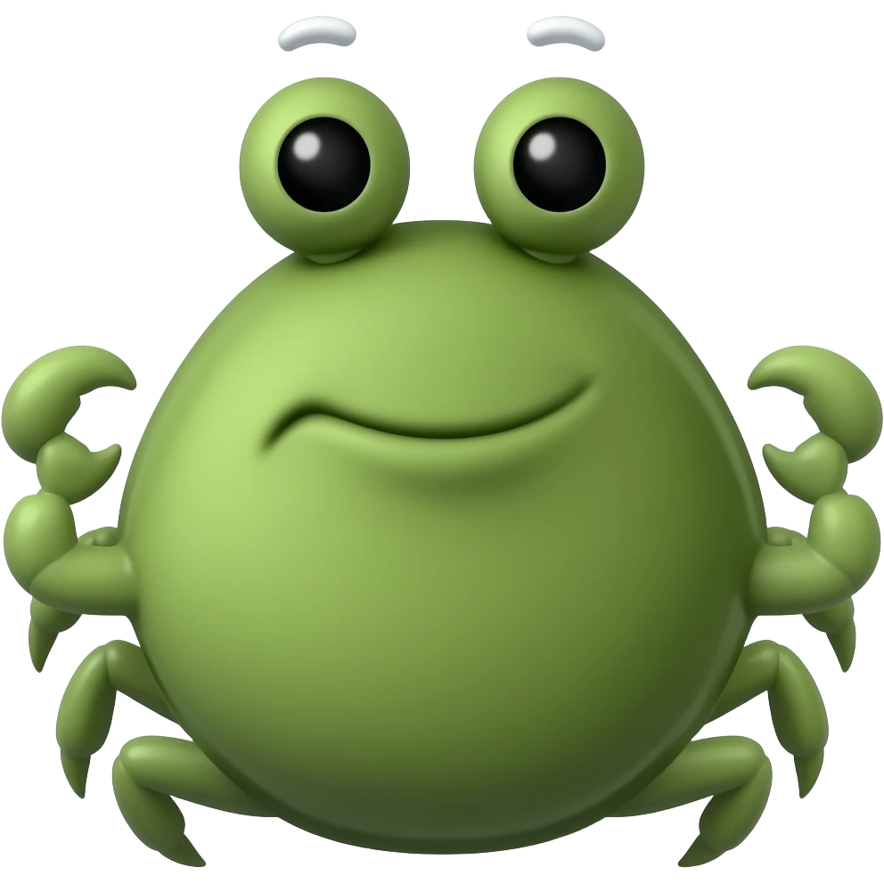 green Crab Claw emoji