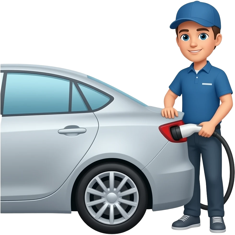 Instalar cargador electrico vehiculo emoji
