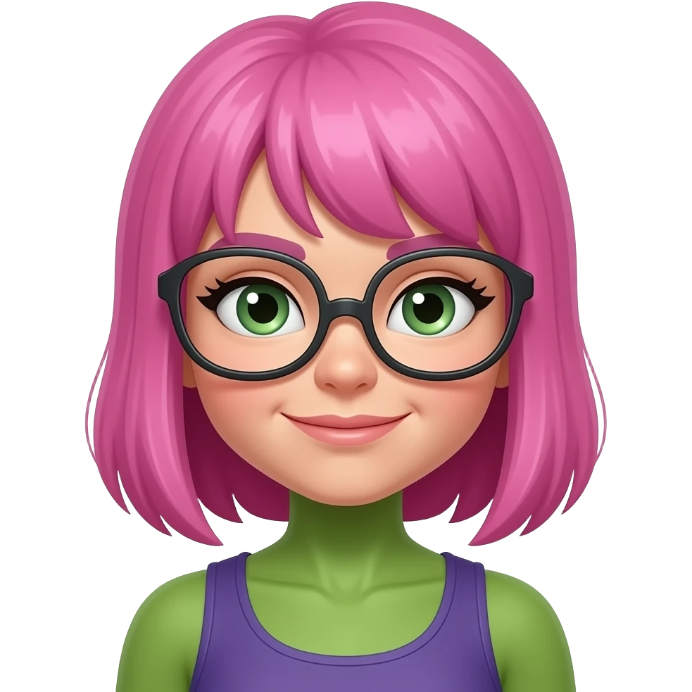 the hulk but instead of green man it’s a pink girl hulk emoji