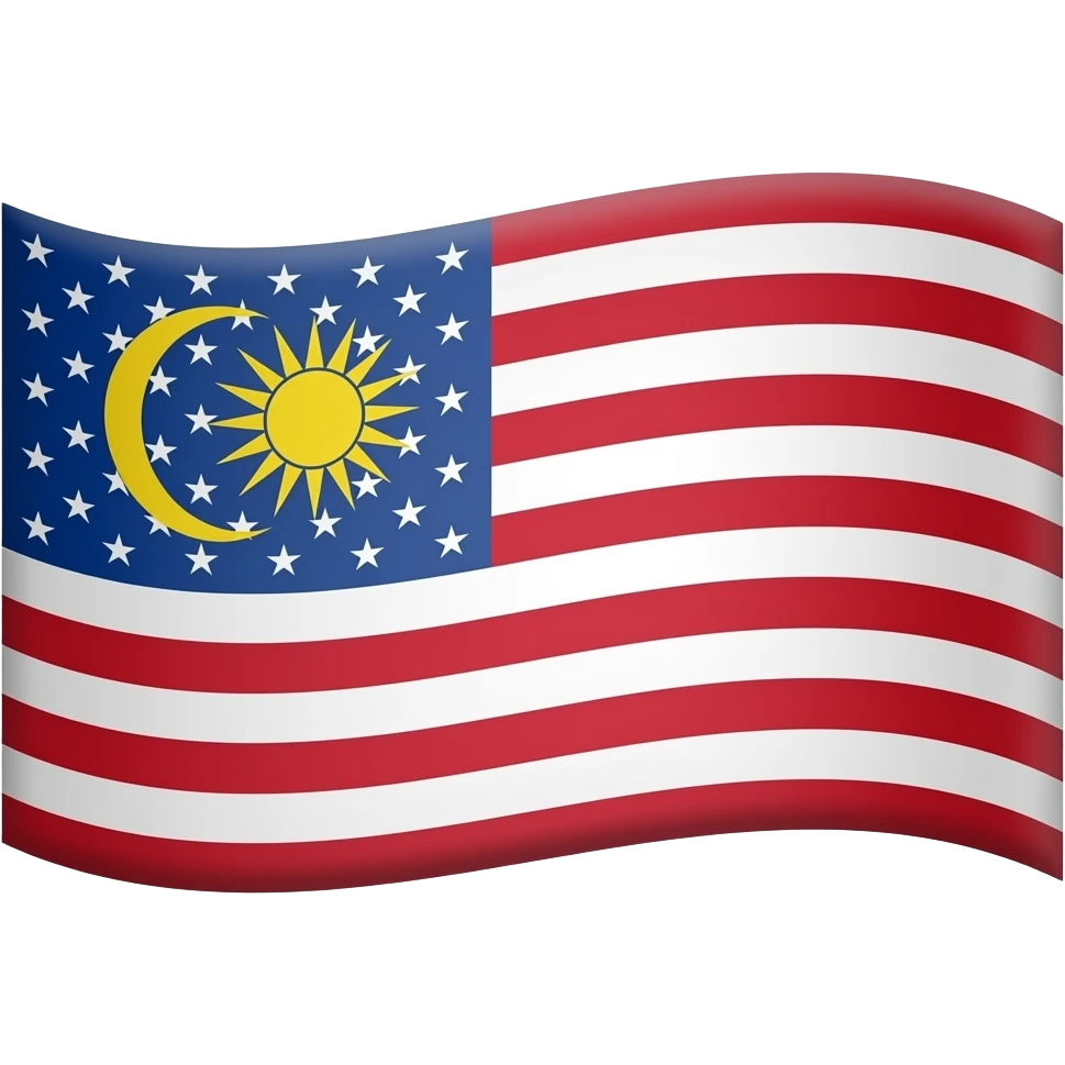 Bandera estilo emoji de iPhone emoji