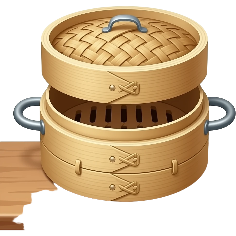 steamer for dumplings with no dumplings emoji