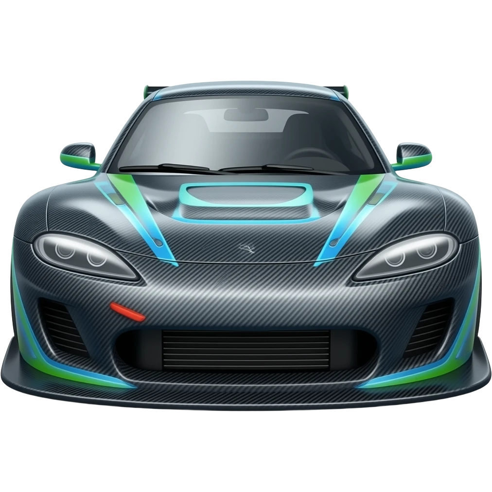 Custom racecar emoji
