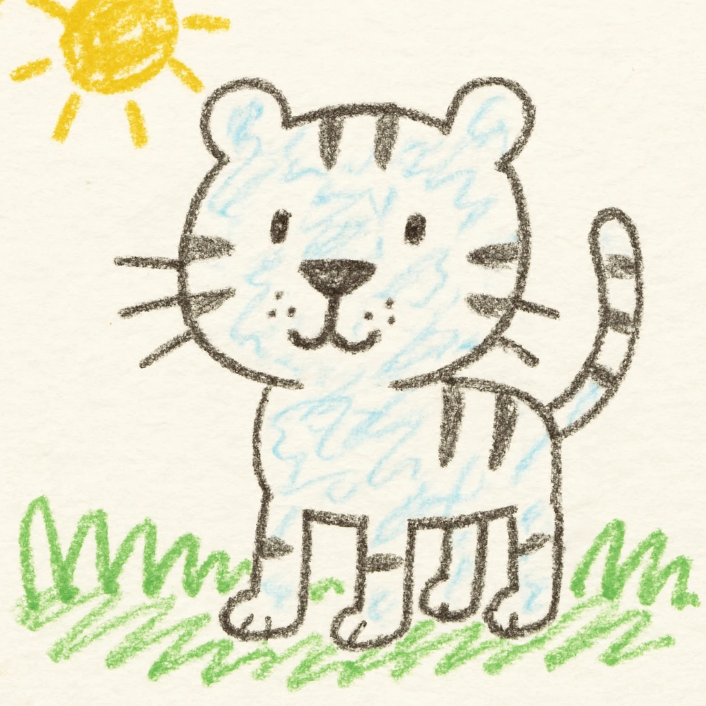 White Tiger emoji