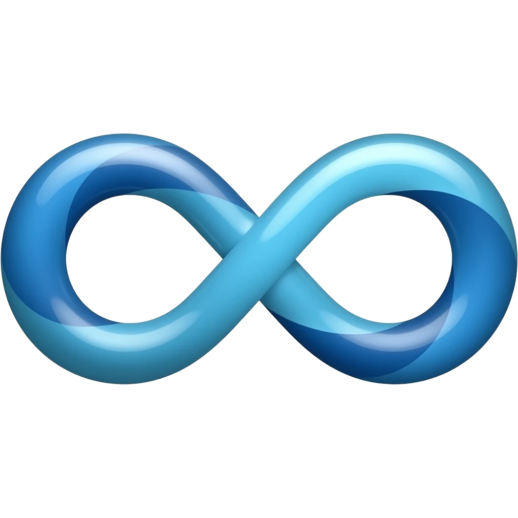 Forever in BLue color emoji