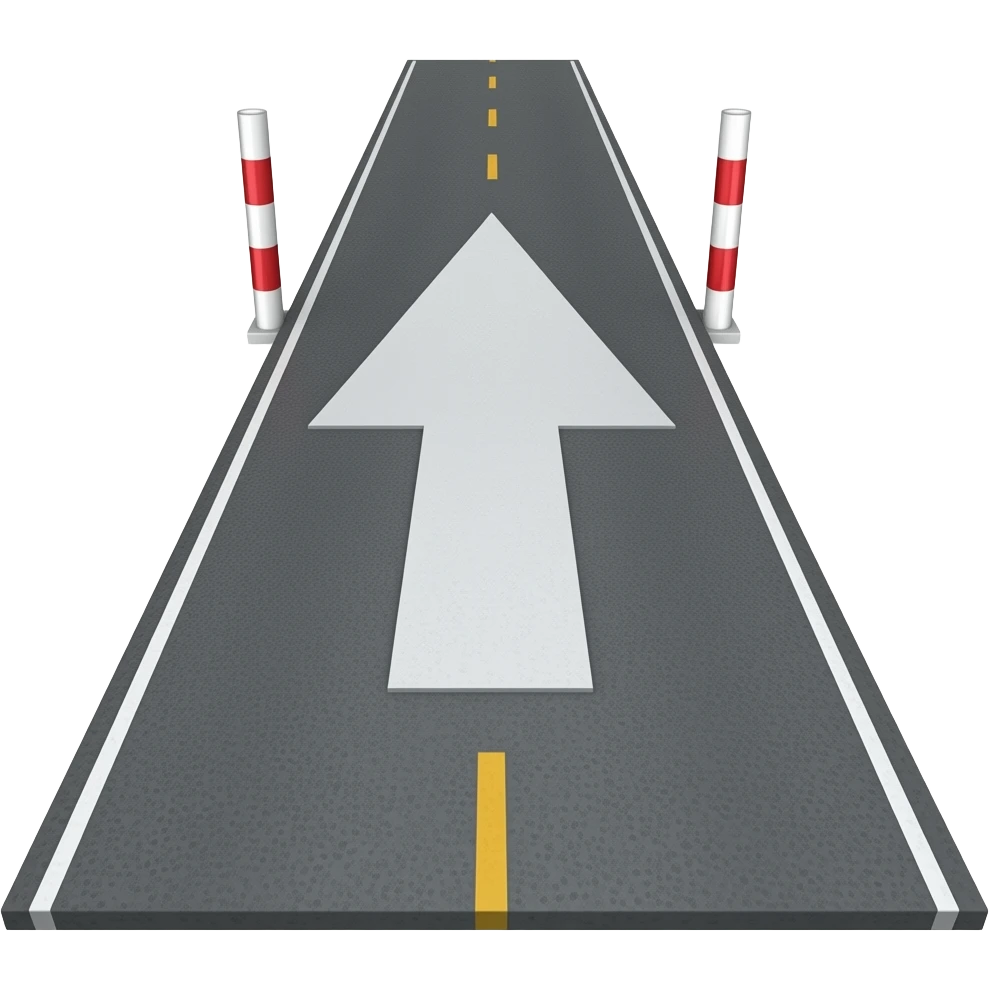 closed lane mark emoji