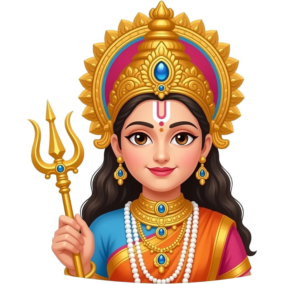 Create emoji of Maa tripursundari emoji