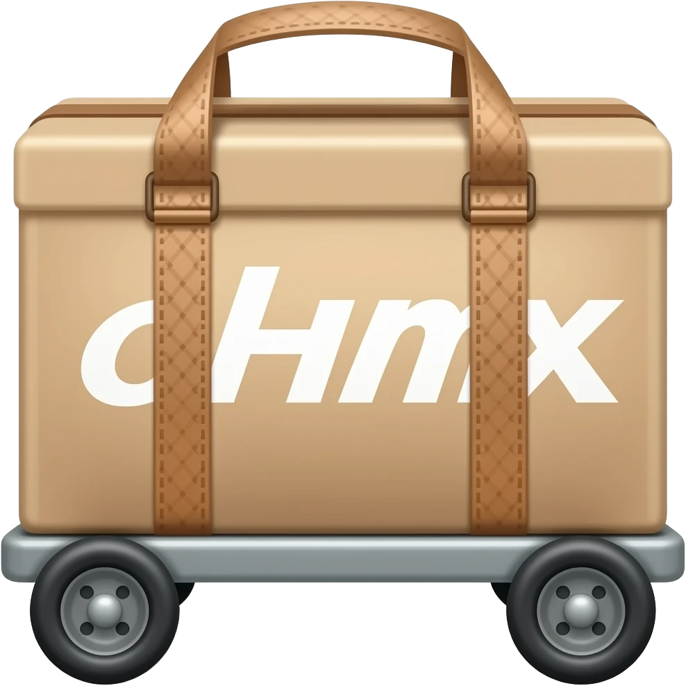 Wheeled delivery bags emoji