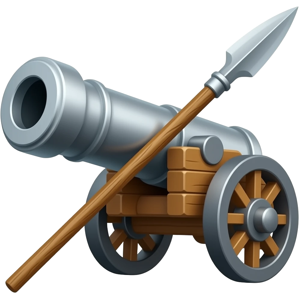 Spear cannon emoji