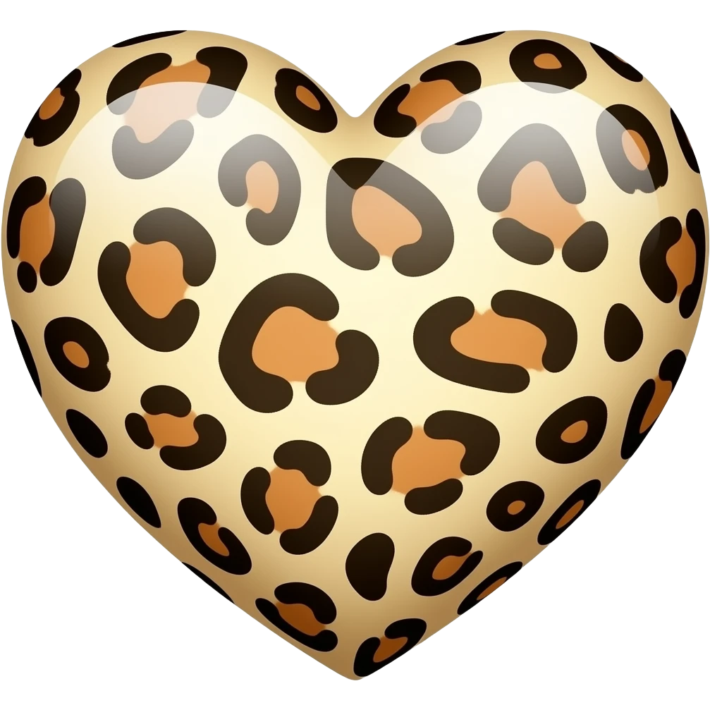 Cuore leopardato emoji