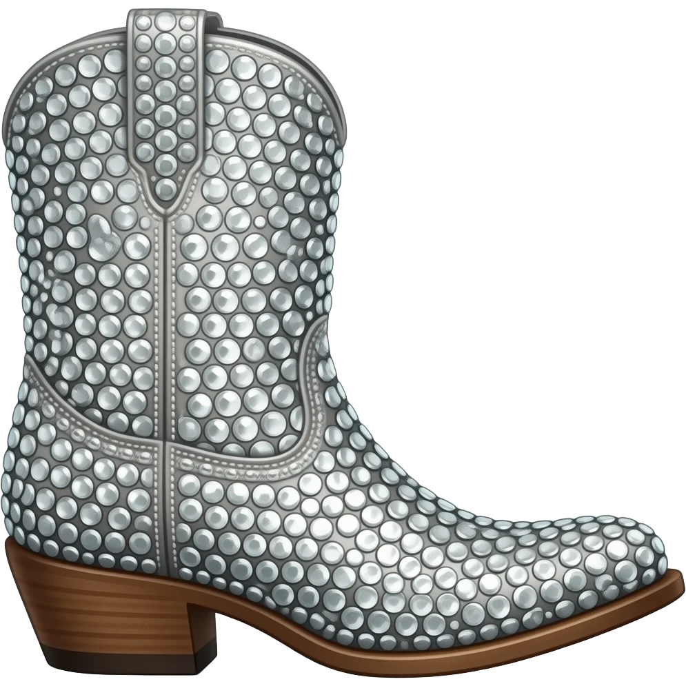 Bedazzled cowgirl boots emoji