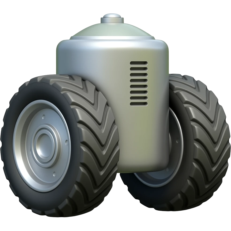 machine on wheels emoji