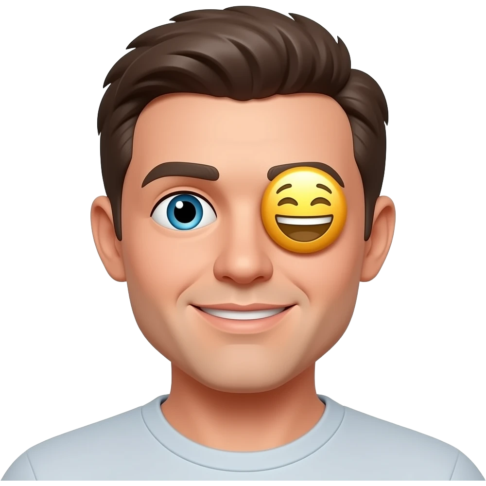 Fucion:🫢😂 pero lo cara de humano como la de los emojis emoji