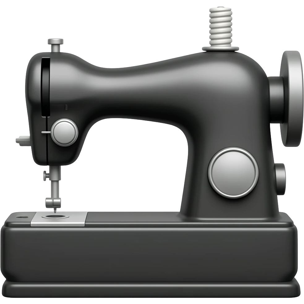 Máquina de coser silueta emoji
