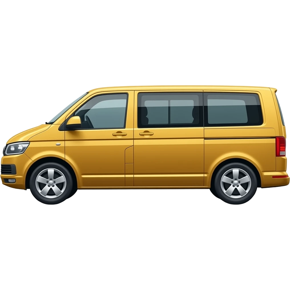 Yellow VW T6 side view emoji