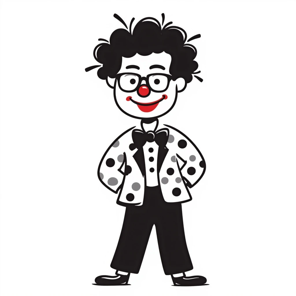 clown with glasses emoji