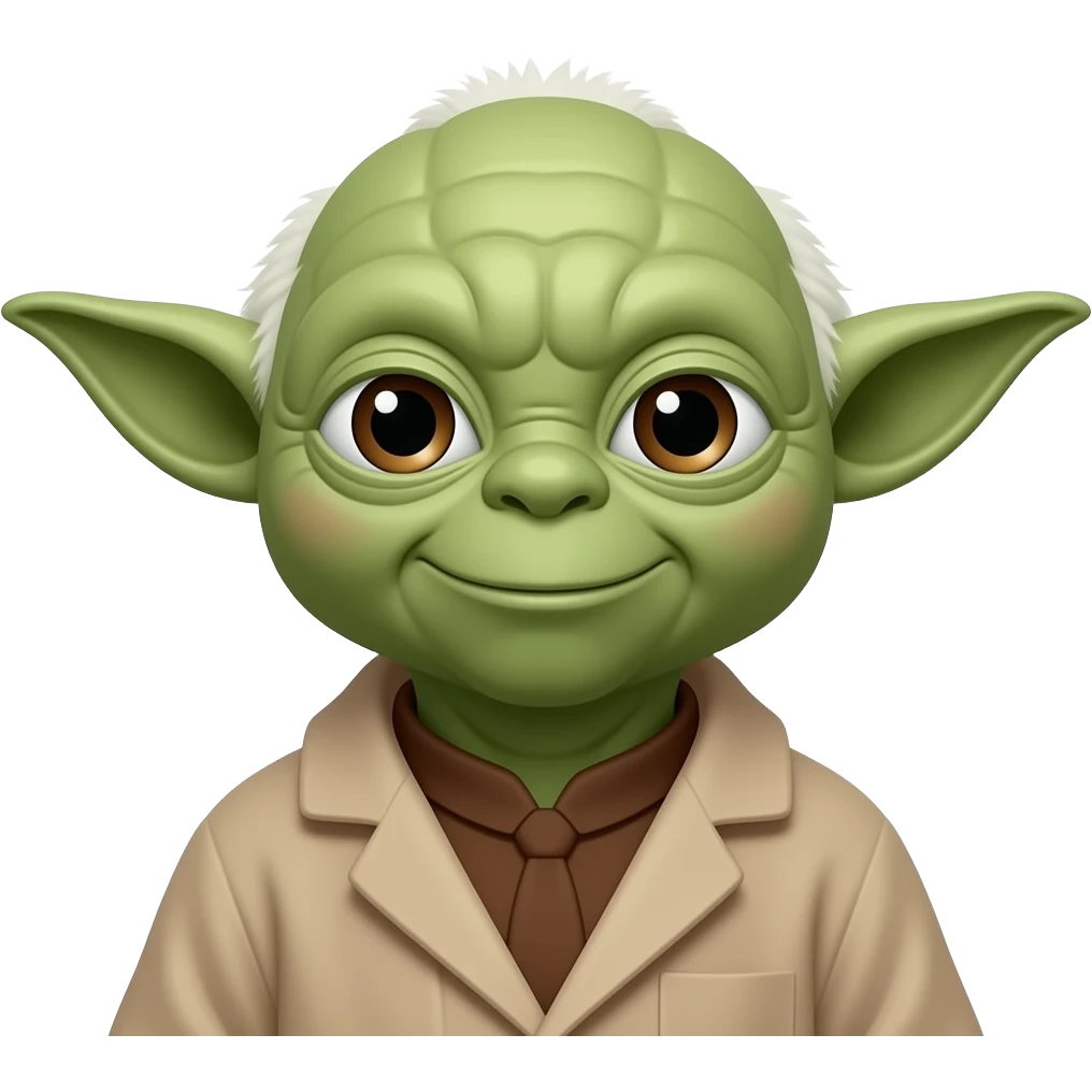 yoda sans appareil photo portrait emoji