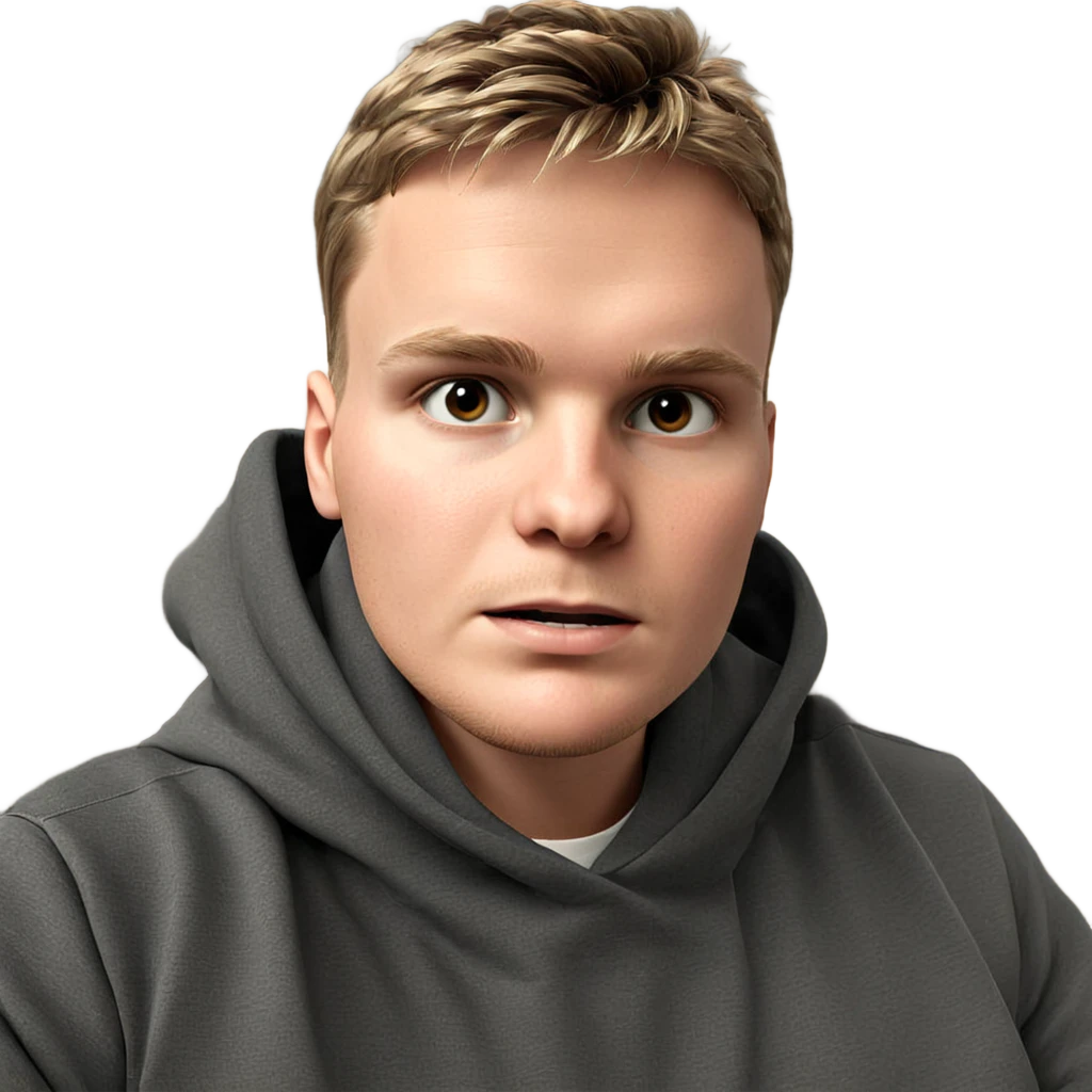 realistic portrait of a boy emoji