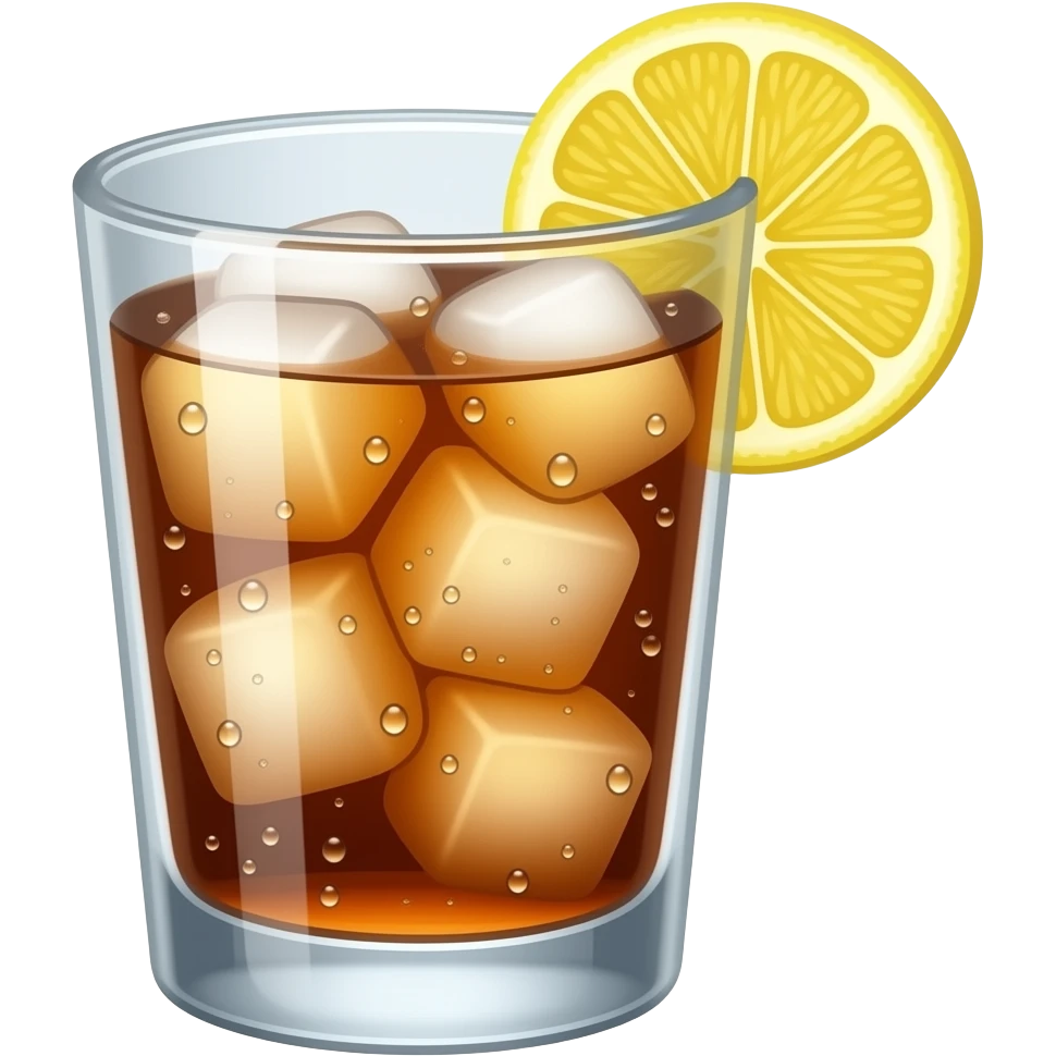 glass of iced tea emoji