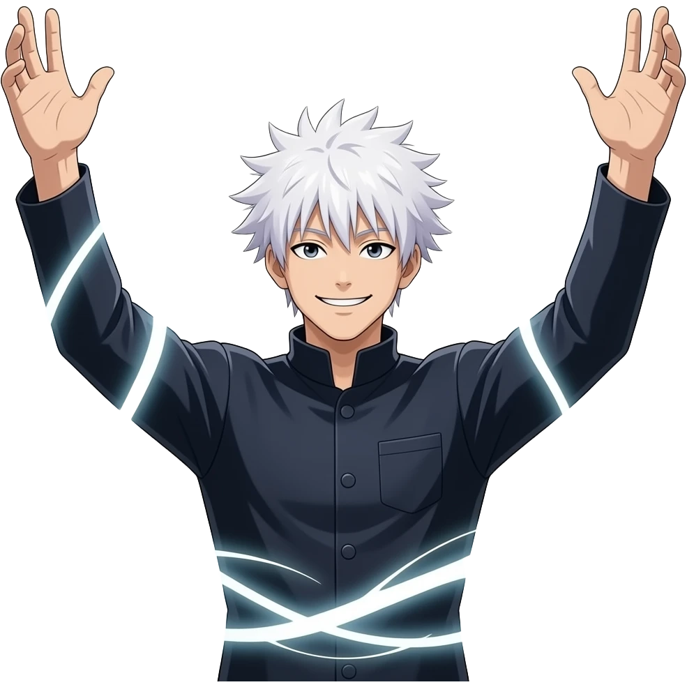 Gojo domain exspansion emoji