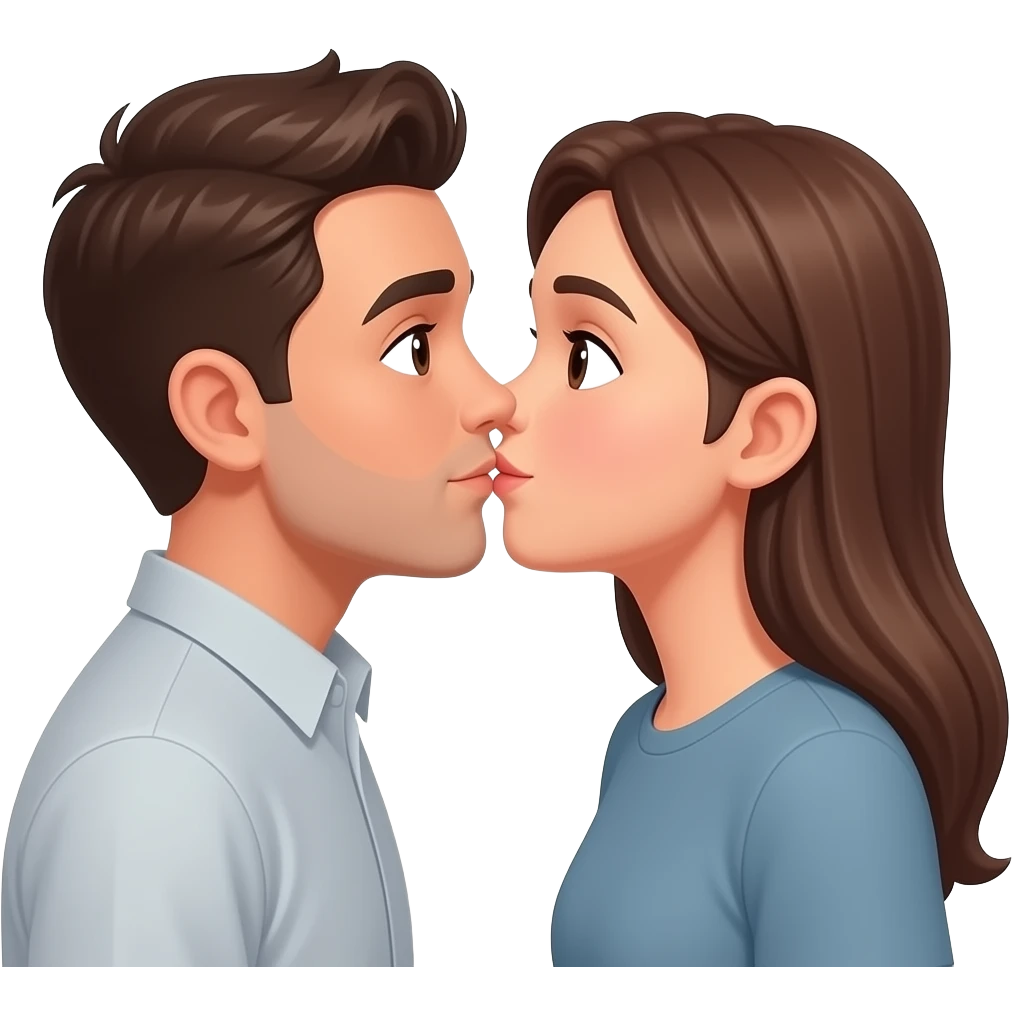 Kissing forehead emoji