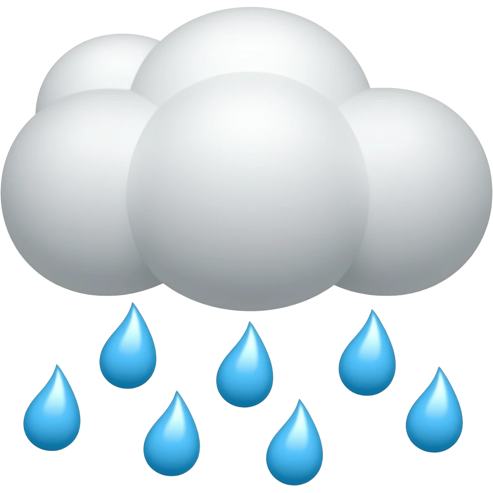 rain emoji