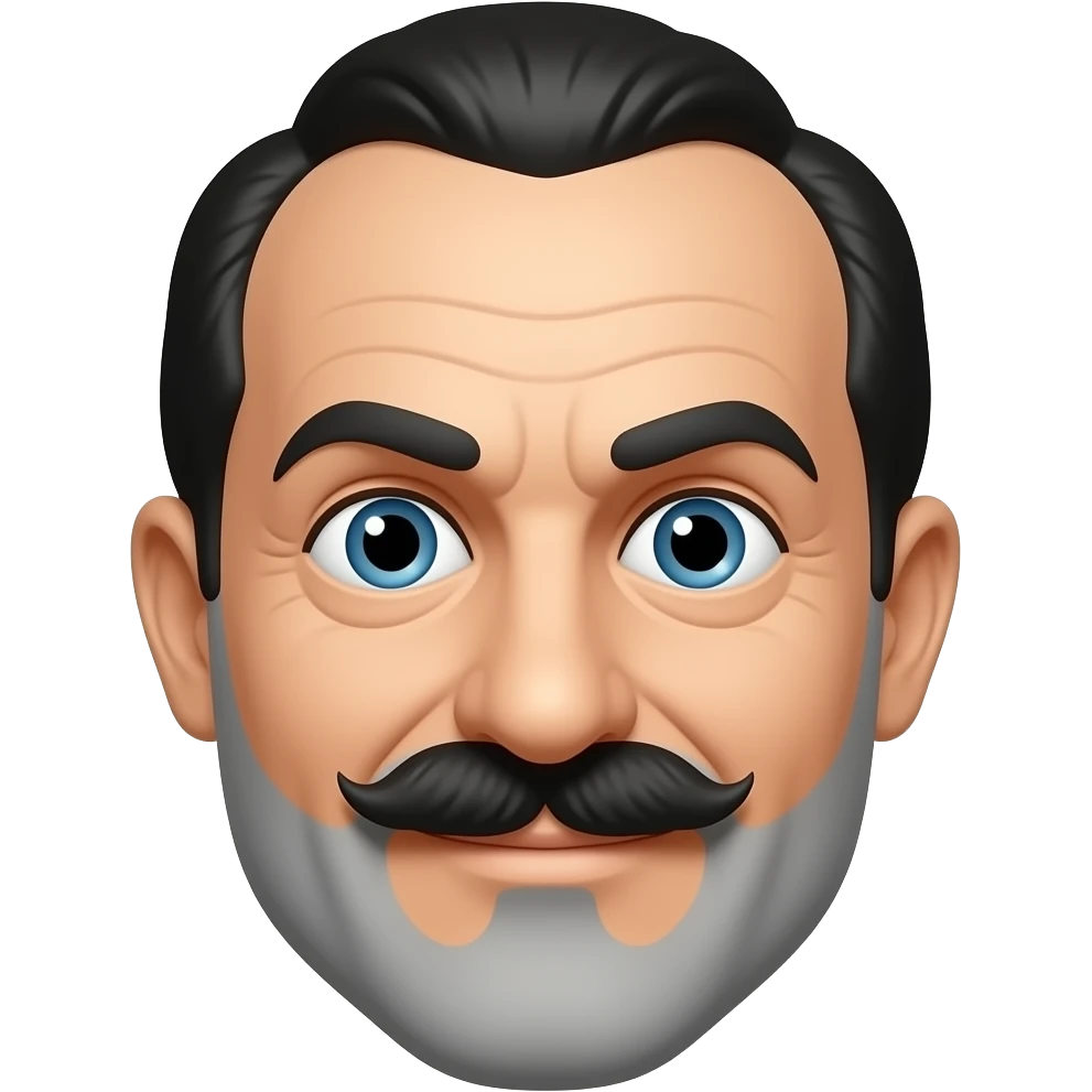 Groucho Marc cartoon with gray beard emoji