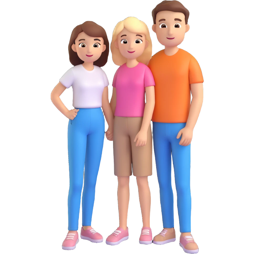 couple posing, close up pose, living room background emoji