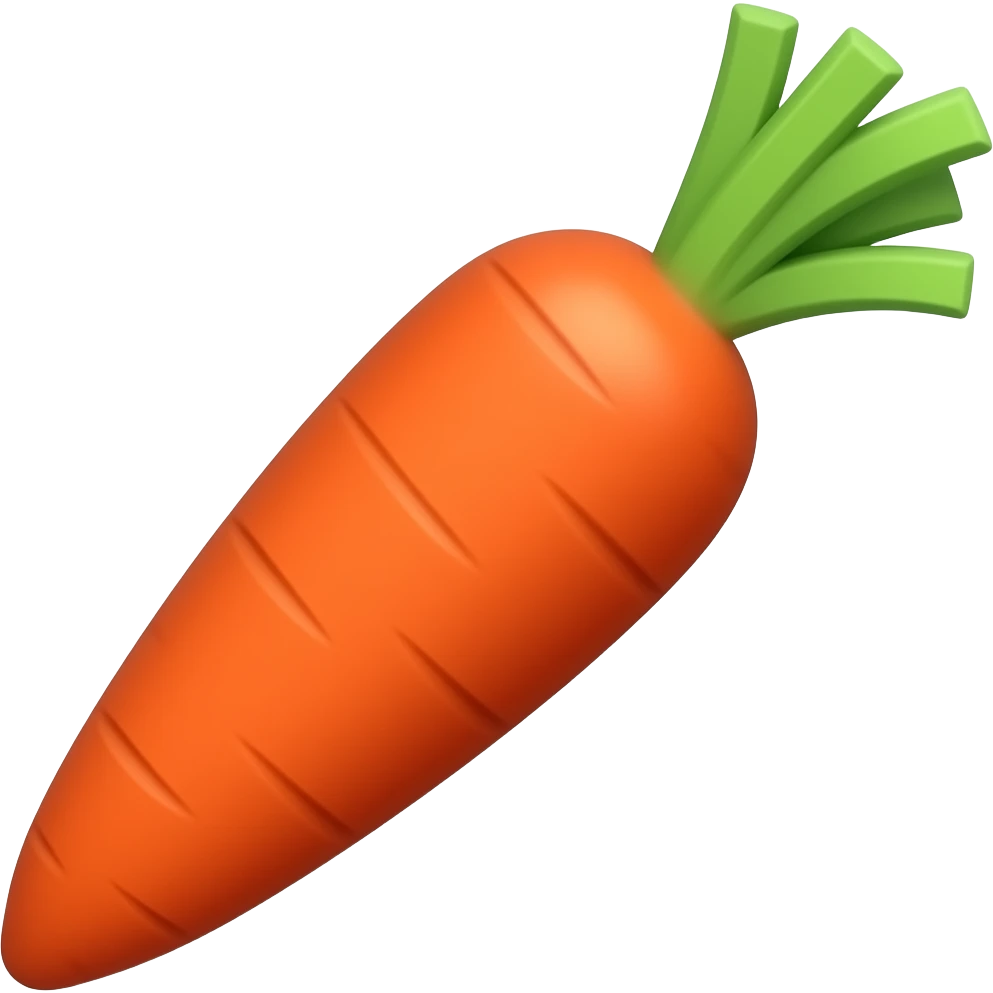 Red carrot emoji