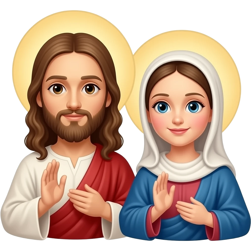 Jesus and Mary Magdalene emoji