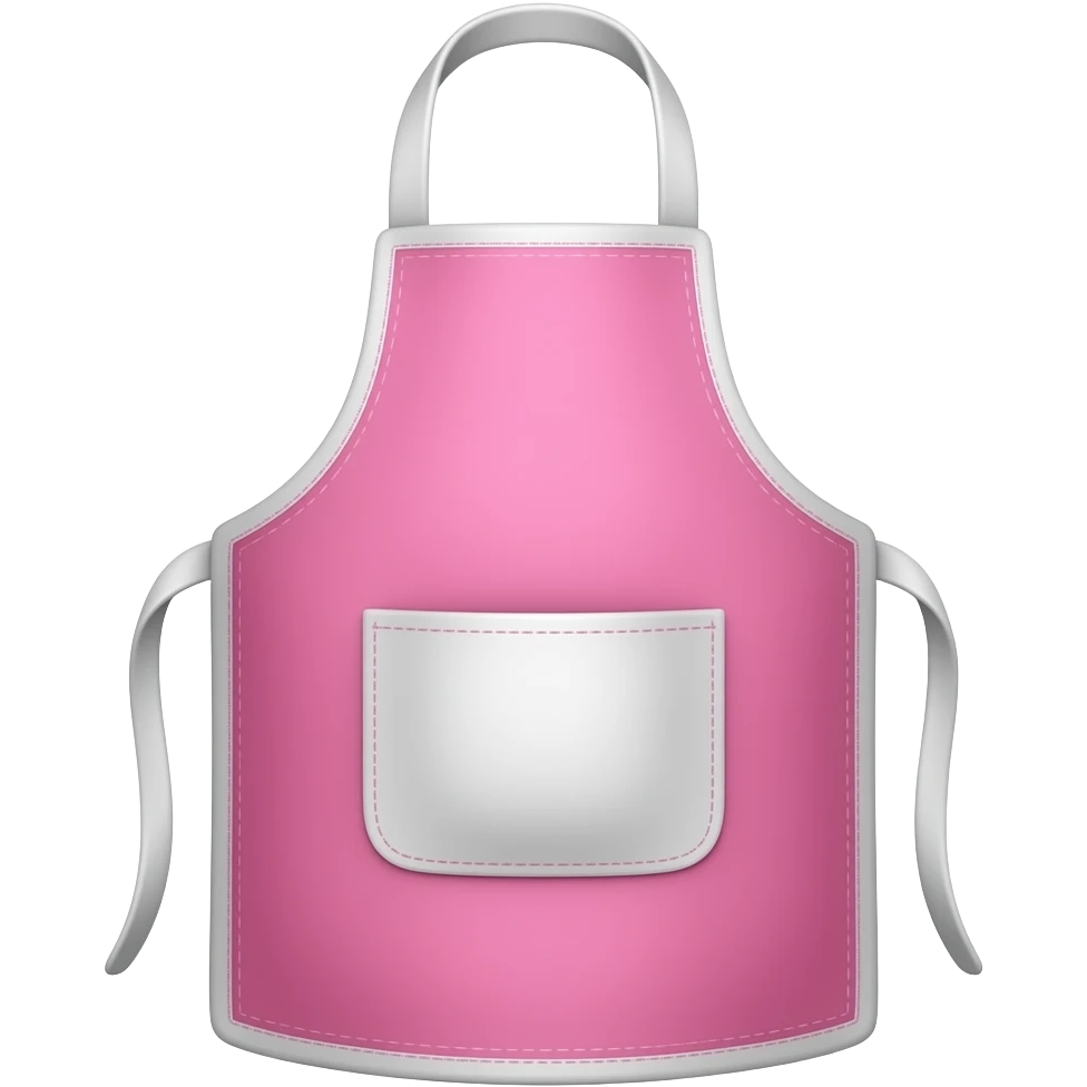 pink apron emoji