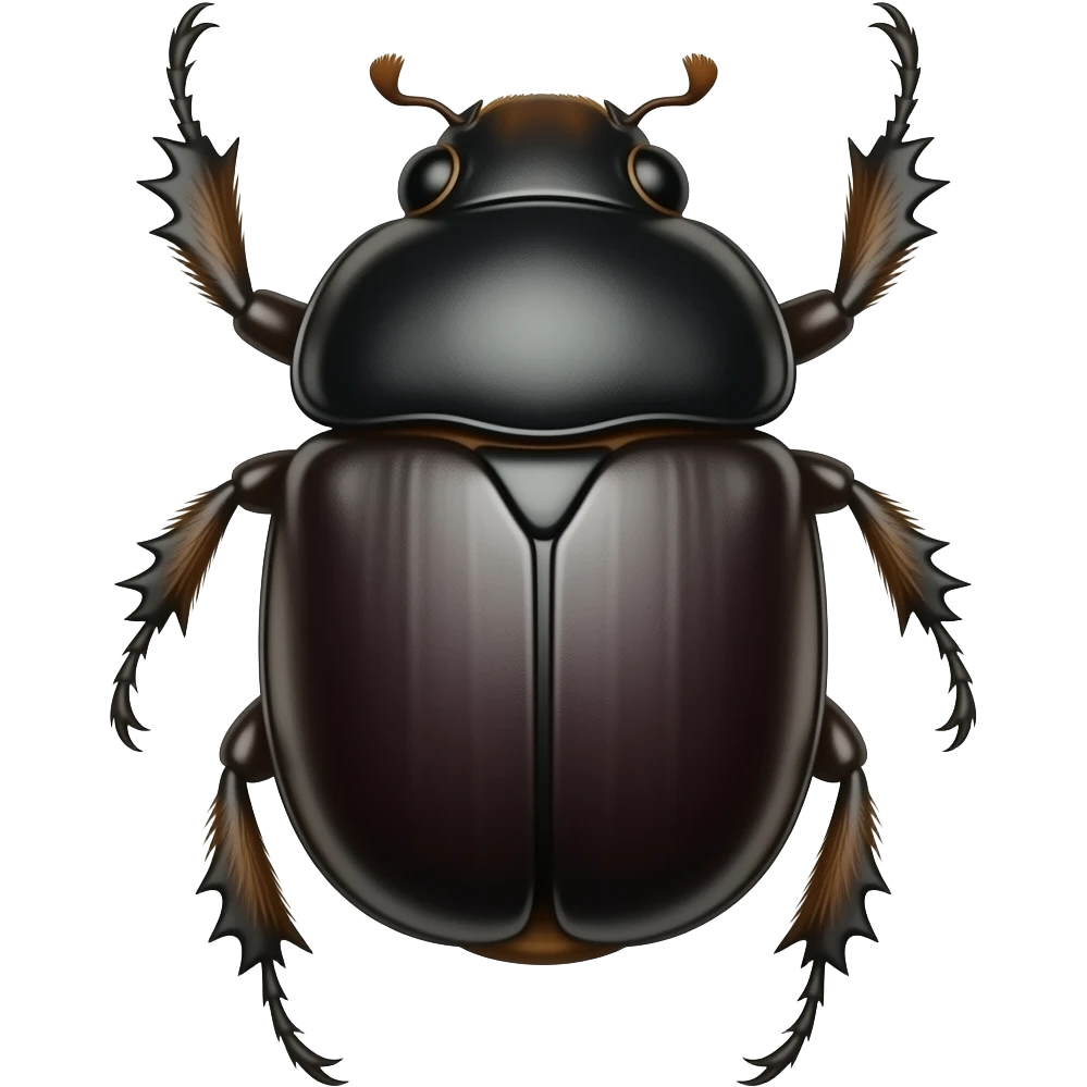 Dung beetle emoji