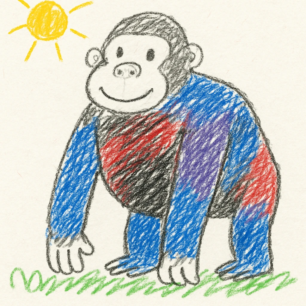 Gorilla emoji