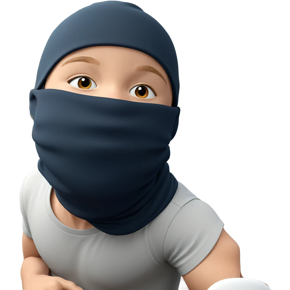 male portrait with hat emoji