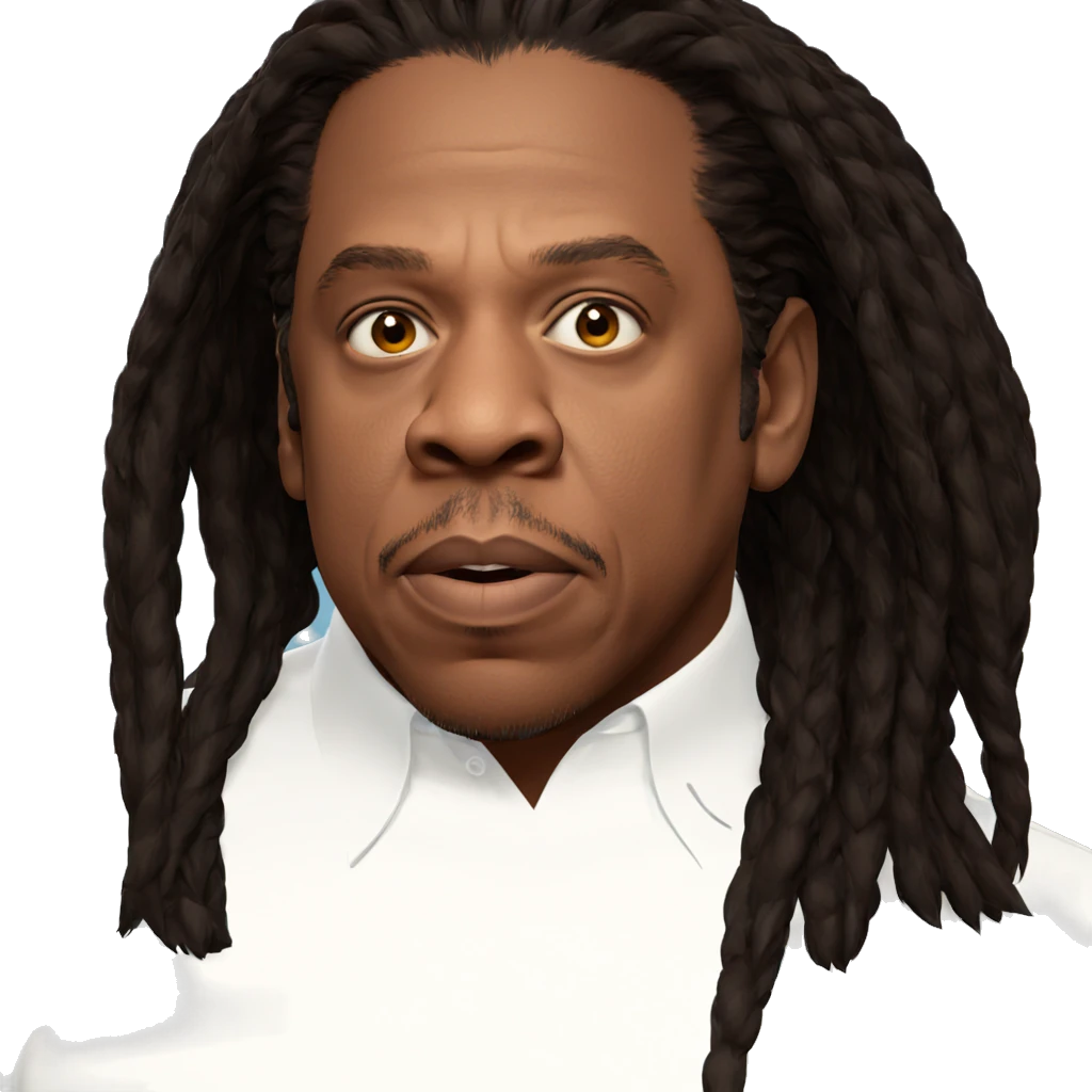 dark-skinned male portrait staring emoji