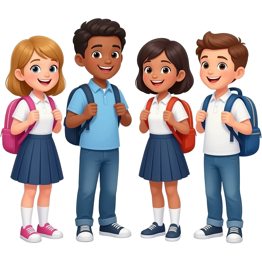 Amizade de escola emoji