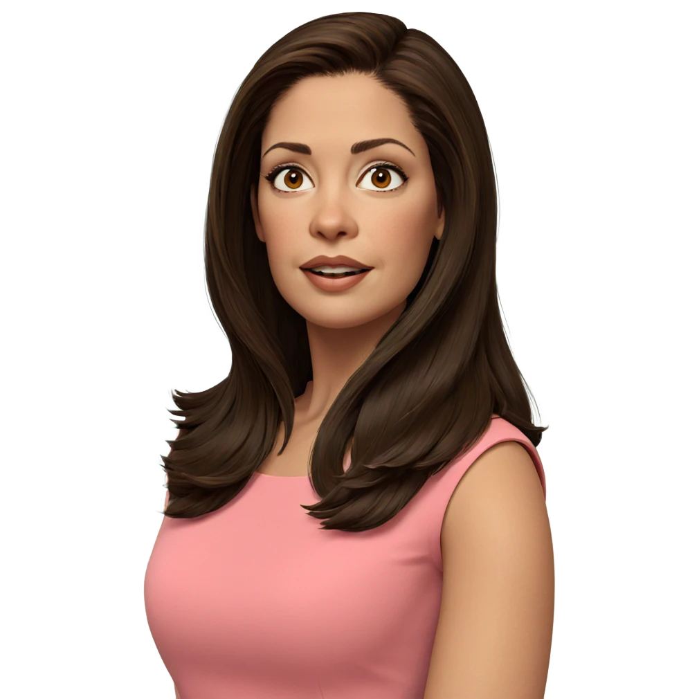 brown haired girl portrait emoji